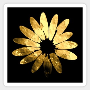 Golden flower Sticker